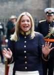 Den Haag 17 september 2013
Prinsjesdag op het binnenhof. JEANINE HENNIS-PLASSCHAERT met man