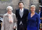 Den Haag 17 september 2013
Prinsjesdag op het binnenhof. Jeroen Dijsselbloem met moeder en vrouw