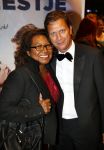 Amsterdam 14 oktober 2013
Premiere Feuten in Tuschinski. Justine Pelmelay met vriend en neef en nicht