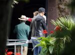 Hamburg 12 september 2013
Khalid Boulahrouz haalt zijn kinderen op bij Sabia en Rafal  v d Vaart en gaat met aupair naar de dierentuin in Hamburg.