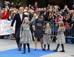 Apeldoorn 5 oktober 2013
Zijne Koninklijke Hoogheid Prins Jaime de Bourbon de Parme en Viktï¿½ria Cservenyï¿½k trouwen in de kerk onze lieve vrouwe ten hemelopneming in Apeldoorn. Koning Willem Alexander Koningin Maxima en de prinsessen Amalia Alexia en Ariane