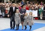 Apeldoorn 5 oktober 2013
Zijne Koninklijke Hoogheid Prins Jaime de Bourbon de Parme en Viktï¿½ria Cservenyï¿½k trouwen in de kerk onze lieve vrouwe ten hemelopneming in Apeldoorn. Koning Willem Alexander Koningin Maxima en de prinsessen Amalia Alexia en Ariane