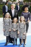 Apeldoorn 5 oktober 2013
Zijne Koninklijke Hoogheid Prins Jaime de Bourbon de Parme en Viktï¿½ria Cservenyï¿½k trouwen in de kerk onze lieve vrouwe ten hemelopneming in Apeldoorn. Koning Willem Alexander Koningin Maxima en de prinsessen Amalia Alexia en Ariane