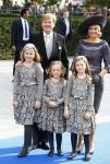 Apeldoorn 5 oktober 2013
Zijne Koninklijke Hoogheid Prins Jaime de Bourbon de Parme en Viktï¿½ria Cservenyï¿½k trouwen in de kerk onze lieve vrouwe ten hemelopneming in Apeldoorn. Koning Willem Alexander Koningin Maxima en de prinsessen Amalia Alexia en Ariane