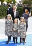 Apeldoorn 5 oktober 2013
Zijne Koninklijke Hoogheid Prins Jaime de Bourbon de Parme en Viktï¿½ria Cservenyï¿½k trouwen in de kerk onze lieve vrouwe ten hemelopneming in Apeldoorn. Koning Willem Alexander Koningin Maxima en de prinsessen Amalia Alexia en Ariane