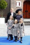 Apeldoorn 5 oktober 2013
Zijne Koninklijke Hoogheid Prins Jaime de Bourbon de Parme en Viktï¿½ria Cservenyï¿½k trouwen in de kerk onze lieve vrouwe ten hemelopneming in Apeldoorn. Koning Willem Alexander Koningin Maxima en de prinsessen Amalia Alexia en Ariane