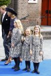 Apeldoorn 5 oktober 2013
Zijne Koninklijke Hoogheid Prins Jaime de Bourbon de Parme en Viktï¿½ria Cservenyï¿½k trouwen in de kerk onze lieve vrouwe ten hemelopneming in Apeldoorn. Koning Willem Alexander Koningin Maxima en de prinsessen Amalia Alexia en Ariane