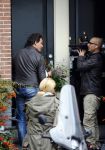 Amsterdam 14 oktober 2013
Leco v Zadelhoff brengt bloemen bij Nikkie Plessen