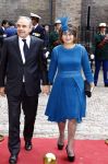 Den Haag 17 september 2013
Prinsjesdag op het binnenhof. Lilianne Ploumen met man