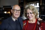 Amsterdam 21 september 2013
Gouden eeuw award bij cafe de Waag.
Marte Roling met Hans v manen