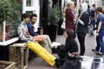 Amsterdam 8 oktober 2013
Opnames hartenstraat onder regie van Sanne Vogel met op de set Marwan Kenzami Benja Bruining Bracha v Doesburgh  Gigi ravelli en ...