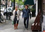 Amsterdam 14 oktober 2013
Nada v Nie met haar nieuwe vriend Frank Bakker op de cornelis schuytstraat