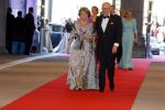 Amsterdam, 29 April 2013
Vertrek Kon. familie vanuit Paleis op de Dam naar het diner in het Rijksmuseum
Pieter v Vollenhoven met Prinses Margriet
Foto Peter Smulders BV