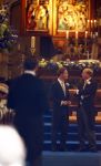 Apeldoorn 5 oktober 2013
Zijne Koninklijke Hoogheid Prins Jaime de Bourbon de Parme en Viktï¿½ria Cservenyï¿½k trouwen in de kerk onze lieve vrouwe ten hemelopneming in Apeldoorn.. Prins Jaime en Prins Carlos wachten op de bruid