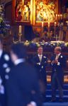 Apeldoorn 5 oktober 2013
Zijne Koninklijke Hoogheid Prins Jaime de Bourbon de Parme en Viktï¿½ria Cservenyï¿½k trouwen in de kerk onze lieve vrouwe ten hemelopneming in Apeldoorn.. Prins Jaime en Prins Carlos wachten op de bruid