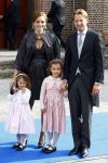 Apeldoorn 5 oktober 2013
Zijne Koninklijke Hoogheid Prins Jaime de Bourbon de Parme en Viktï¿½ria Cservenyï¿½k trouwen in de kerk onze lieve vrouwe ten hemelopneming in Apeldoorn. Prins Floris met Prinses Aimee en dochters Magali en Eliane