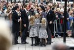 Apeldoorn 5 oktober 2013
Zijne Koninklijke Hoogheid Prins Jaime de Bourbon de Parme en Viktï¿½ria Cservenyï¿½k trouwen in de kerk onze lieve vrouwe ten hemelopneming in Apeldoorn. Koning Willem Alexander Koningin Maxima en de prinsessen Amalia Alexia en Ariane