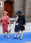 Apeldoorn 5 oktober 2013
Zijne Koninklijke Hoogheid Prins Jaime de Bourbon de Parme en Viktï¿½ria Cservenyï¿½k trouwen in de kerk onze lieve vrouwe ten hemelopneming in Apeldoorn. Prinses Baetrix met Prinses Mabel en dochter Luana