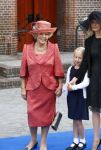 Apeldoorn 5 oktober 2013
Zijne Koninklijke Hoogheid Prins Jaime de Bourbon de Parme en Viktï¿½ria Cservenyï¿½k trouwen in de kerk onze lieve vrouwe ten hemelopneming in Apeldoorn. Prinses Baetrix met Prinses Mabel en dochter Luana