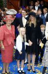 Apeldoorn 5 oktober 2013
Zijne Koninklijke Hoogheid Prins Jaime de Bourbon de Parme en Viktï¿½ria Cservenyï¿½k trouwen in de kerk onze lieve vrouwe ten hemelopneming in Apeldoorn. Prinses Baetrix met Prinses Mabel en dochter Luana