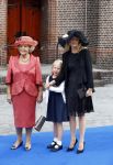 Apeldoorn 5 oktober 2013
Zijne Koninklijke Hoogheid Prins Jaime de Bourbon de Parme en Viktï¿½ria Cservenyï¿½k trouwen in de kerk onze lieve vrouwe ten hemelopneming in Apeldoorn. Prinses Baetrix met Prinses Mabel en dochter Luana