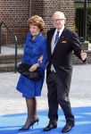 Apeldoorn 5 oktober 2013
Zijne Koninklijke Hoogheid Prins Jaime de Bourbon de Parme en Viktï¿½ria Cservenyï¿½k trouwen in de kerk onze lieve vrouwe ten hemelopneming in Apeldoorn. Prinses Margriet en Pieter v Vollenhoven