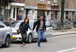 Amsterdam 12 oktober 2013
Rafael v d Vaart en Sabia Boulahrouz hebben in het amstel hotel geslapen en gan daarna lunchen met de ouders van Rafael, Ramon en Lolita bij restaurant Oceania op de scheldestraat.