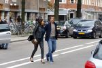 Amsterdam 12 oktober 2013
Rafael v d Vaart en Sabia Boulahrouz hebben in het amstel hotel geslapen en gan daarna lunchen met de ouders van Rafael, Ramon en Lolita bij restaurant Oceania op de scheldestraat.