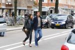 Amsterdam 12 oktober 2013
Rafael v d Vaart en Sabia Boulahrouz hebben in het amstel hotel geslapen en gan daarna lunchen met de ouders van Rafael, Ramon en Lolita bij restaurant Oceania op de scheldestraat.