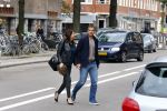 Amsterdam 12 oktober 2013
Rafael v d Vaart en Sabia Boulahrouz hebben in het amstel hotel geslapen en gan daarna lunchen met de ouders van Rafael, Ramon en Lolita bij restaurant Oceania op de scheldestraat.