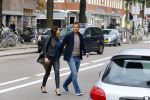 Amsterdam 12 oktober 2013
Rafael v d Vaart en Sabia Boulahrouz hebben in het amstel hotel geslapen en gan daarna lunchen met de ouders van Rafael, Ramon en Lolita bij restaurant Oceania op de scheldestraat.