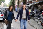 Amsterdam 12 oktober 2013
Rafael v d Vaart en Sabia Boulahrouz hebben in het amstel hotel geslapen en gan daarna lunchen met de ouders van Rafael, Ramon en Lolita bij restaurant Oceania op de scheldestraat.