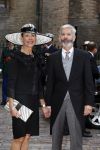 Den Haag 17 september 2013
Prinsjesdag op het binnenhof. Ronald Plasterk met vrouw