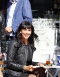 Amsterdam 26 september 2013
Sandra Schuurhof met haar manager Hans v d Veen op terras bij George.
