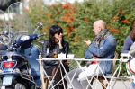 Amsterdam 26 september 2013
Sandra Schuurhof met haar manager Hans v d Veen op terras bij George.