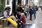 Amsterdam 8 oktober 2013
Opnames hartenstraat onder regie van Sanne Vogel met op de set Marwan Kenzami Benja Bruining Bracha v Doesburgh  Gigi ravelli en ...