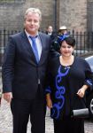 Den Haag 17 september 2013
Prinsjesdag op het binnenhof. Sharon Dijksma met man