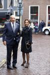 Den Haag 17 september 2013
Tatjana met haar nieuwe vriend Lex v Hessen bij hotel des indes.