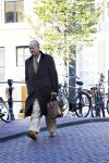 Amsterdam 1 oktober 2013
Advocaat Theo Hiddema op straat in Amsterdam