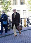Amsterdam 1 oktober 2013
Advocaat Theo Hiddema op straat in Amsterdam