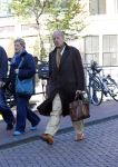 Amsterdam 1 oktober 2013
Advocaat Theo Hiddema op straat in Amsterdam