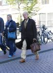 Amsterdam 1 oktober 2013
Advocaat Theo Hiddema op straat in Amsterdam