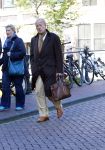 Amsterdam 1 oktober 2013
Advocaat Theo Hiddema op straat in Amsterdam