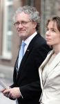 Amsterdam, 30 april 2013
Inhuldiging Koning Willem Alexander en Koningin Maxima
Thom de Graaf en op achtergrond Pia Dijkstra
Foto Peter Smulders BV