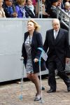 Den Haag 17 september 2013
Prinsjesdag op het binnenhof. Winnie Sorgdrager op krukken