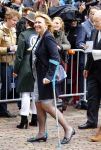 Den Haag 17 september 2013
Prinsjesdag op het binnenhof. Winnie Sorgdrager op krukken