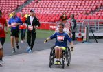 Amsterdam 12 oktober 2014
Rene Froger loopt met zoon Danny beste vriend Frank Schmitt de ajax loop ter voorbereiding op de New York marathon.