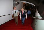 Amsterdam 20 oktober 2014
Premiere alles went behalve een vent in nieuwe de la mar.
Andre v Duin m,et vriend Martin
