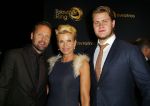 Amsterdam 16 oktober 2014
Uitreiking gouden televizierring in Carre. Anita Witzier met man en zoon