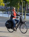 Amsterdam 9 oktober 2014
Annette Malherbe op de fiets bij de westergasfabriek